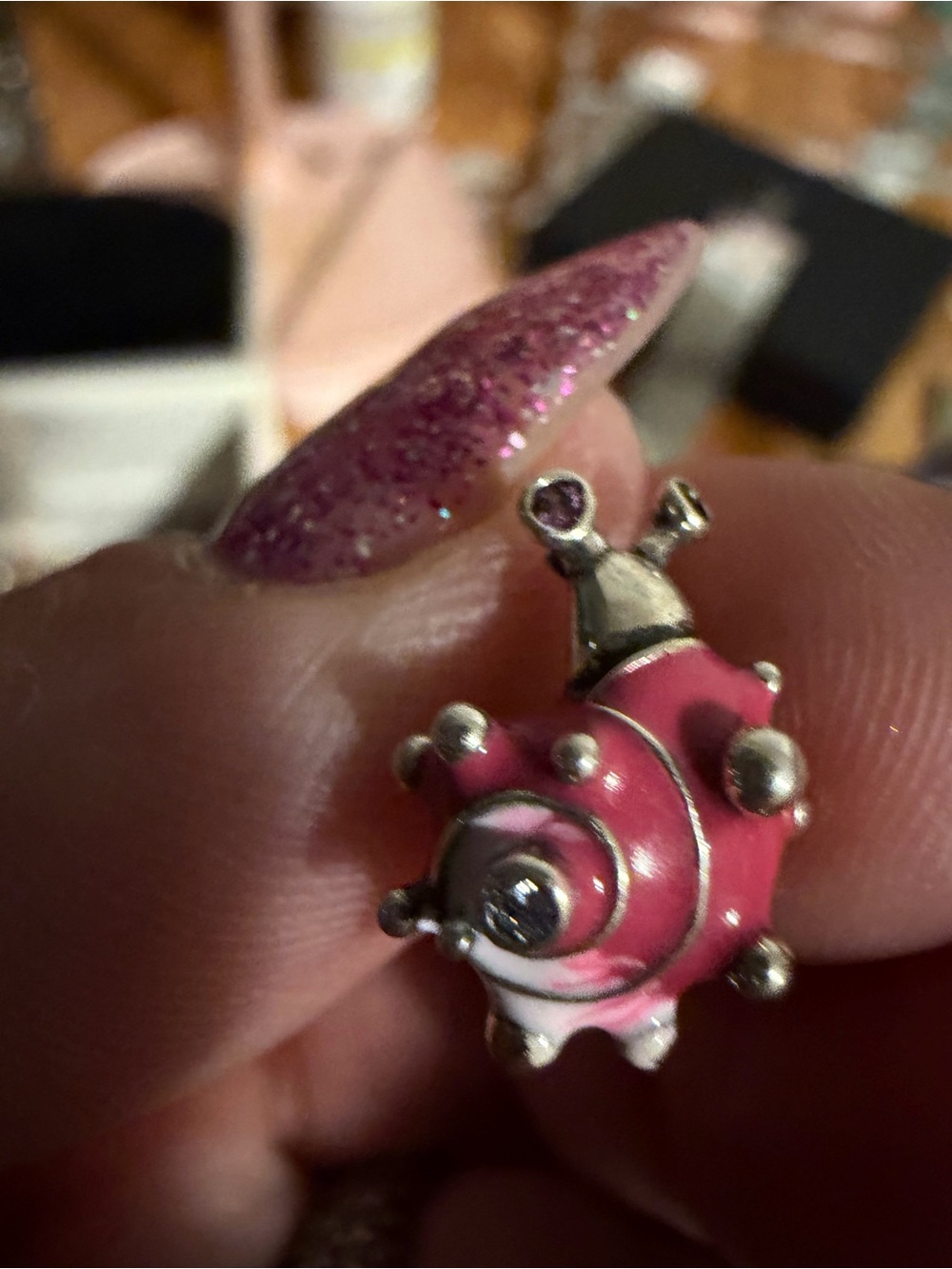 Pandora Pink Snail Charm